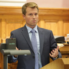 Maxwell Hiltner a Federal criminal defense lawyer in court