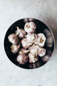 dragon breath near me- garlic in bowl