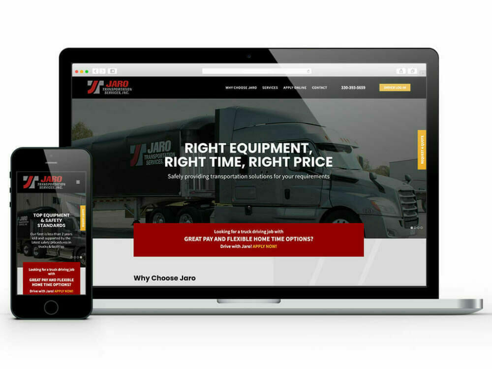web-design-jaro-transportation-services