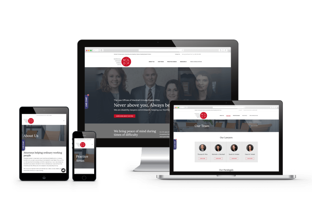 MGDP Lawyer Website Design